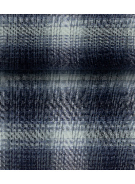 Swafing shades of blue - fine checks - flannel cotton