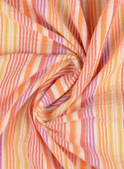 little darling multicolor stripes  - double gauze