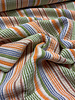 little darling green multicolor stripes - double gauze