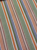 little darling green multicolor stripes - double gauze