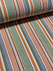 little darling green multicolor stripes - double gauze