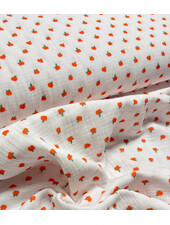 little darling apples - double gauze