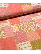 little darling roze patch print - mousseline