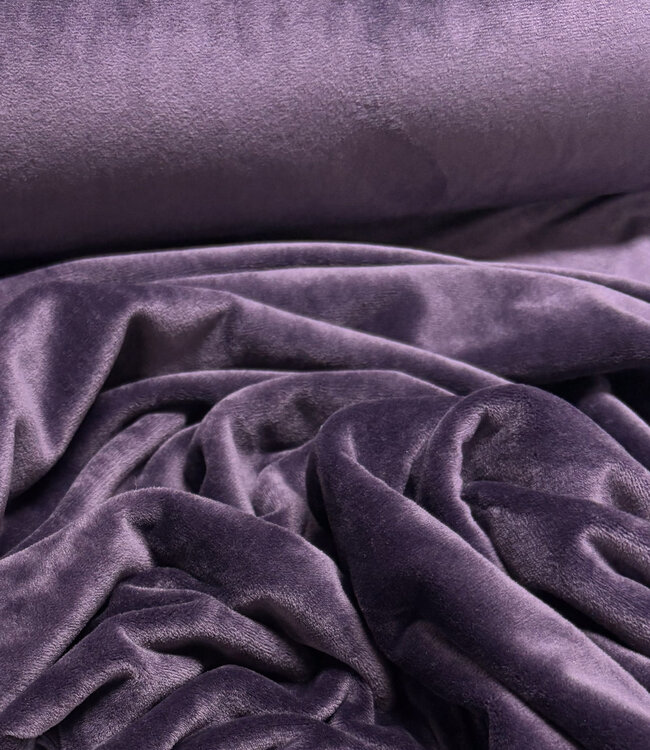 aubergine - velvet sweater - ideaal voor homewear