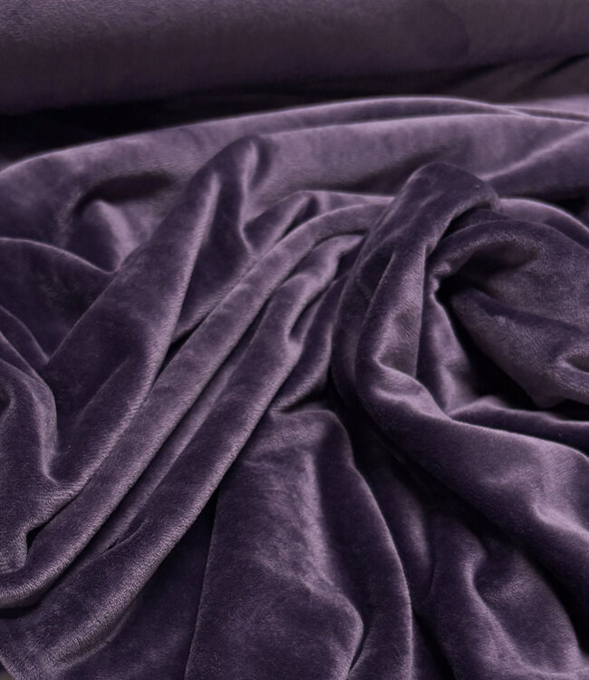 aubergine - velvet sweater - ideaal voor homewear