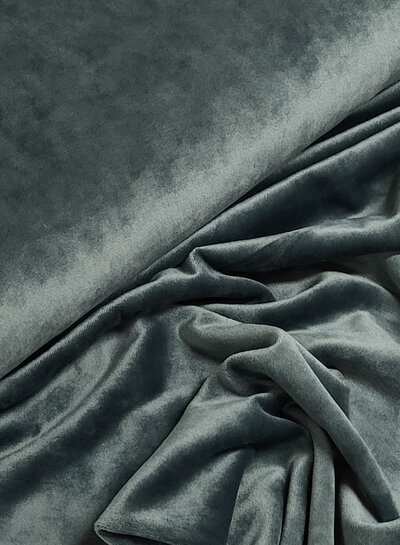 A la Ville balsemgroen velvet sweater