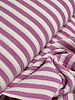 purple stripes - double gauze / tetra