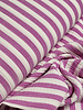 purple stripes - double gauze / tetra