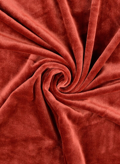 Madeline rust - velvet sweater - ideal for homewear