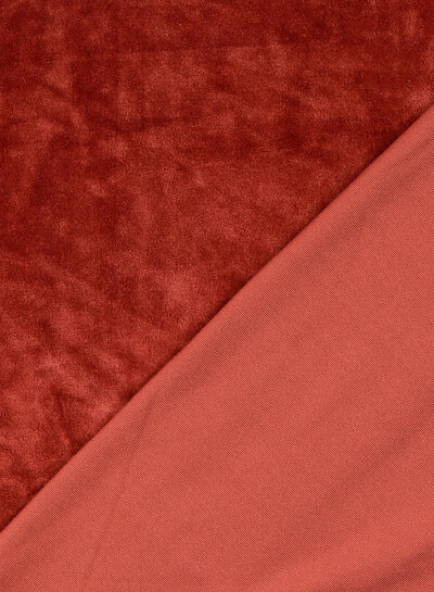 Madeline roest - velvet sweater - ideaal voor homewear