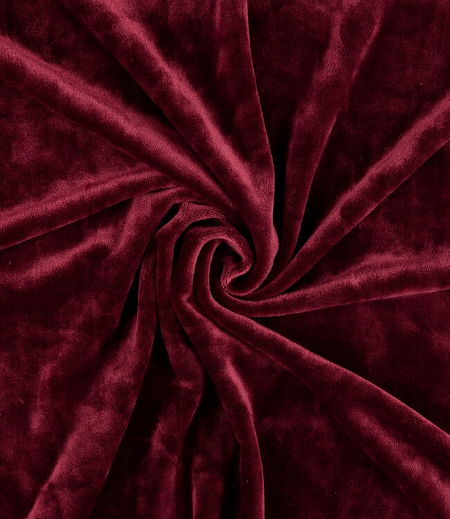 Madeline bordeaux - velvet sweater - ideaal voor homewear