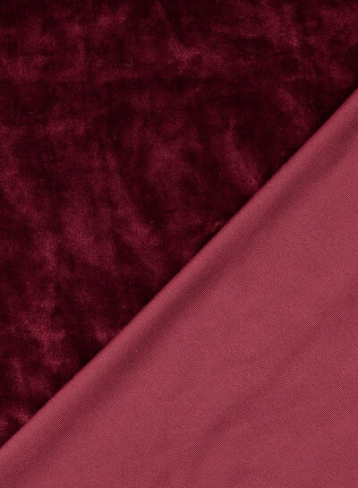 Madeline bordeaux - velvet sweater - ideal for homewear