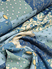 little darling blauw patch print - mousseline