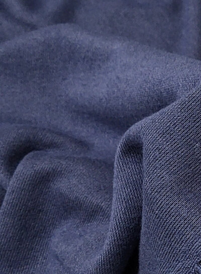 navy blue - beautiful double (interlock) knit