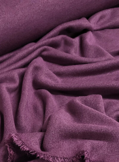 aubergine - beautiful double (interlock) knit