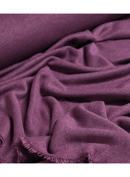 aubergine - beautiful double (interlock) knit