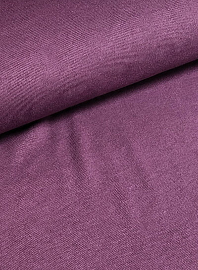 aubergine - beautiful double (interlock) knit