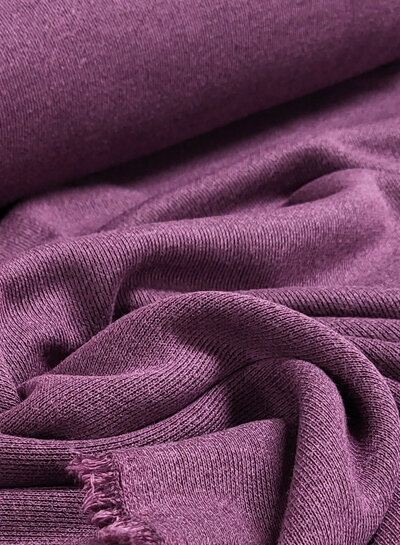 aubergine - beautiful double (interlock) knit