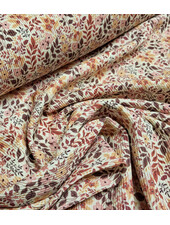 autumn flowers - rib knit