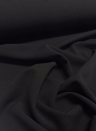 black - punta di roma with twill structure