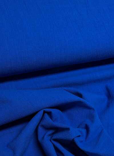 cobalt - cotton linen look