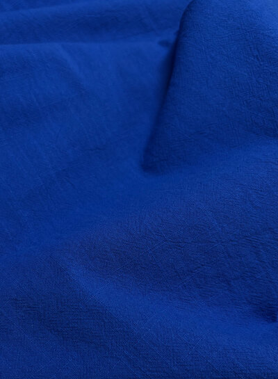 cobalt - cotton linen look