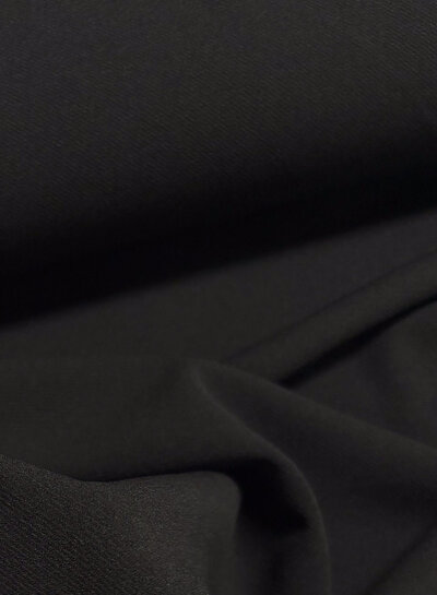 black - punta di roma with twill structure