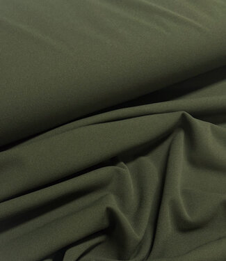khaki - scuba crepe