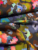 A la Ville colorful flowers - beautiful Italian woven viscose