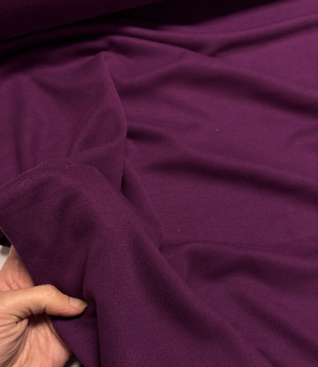 kardinaalpaars - mooi vast gebreide interlock rayonblend