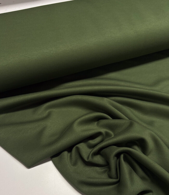 khaki groen - scuba modal knit