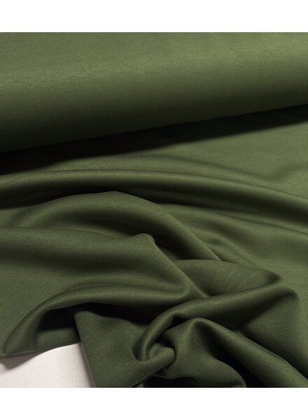 khaki green - scuba modal knit