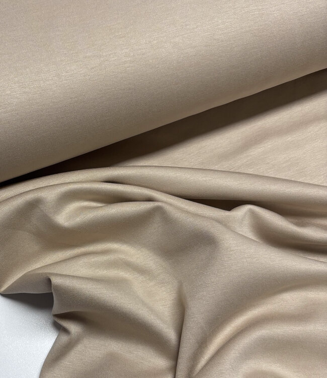 beige - scuba modal knit
