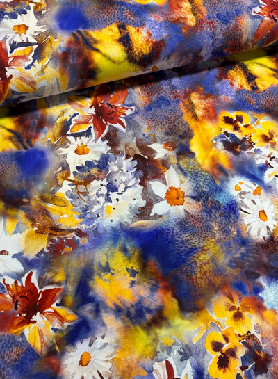 prachtige bloemen - zachte tricot