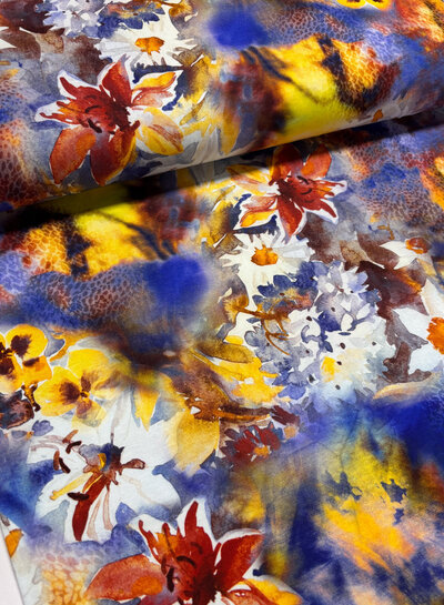 prachtige bloemen - zachte tricot