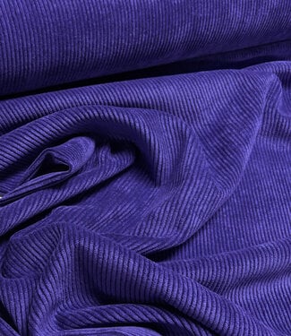 deep purple - beautiful, very softly flowing corduroy rib velvet