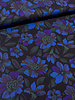 A la Ville flowers by night - beautiful Italian woven viscose