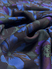 A la Ville flowers by night - beautiful Italian woven viscose
