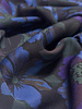 A la Ville flowers by night - beautiful Italian woven viscose