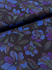 A la Ville flowers by night - beautiful Italian woven viscose
