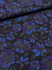 A la Ville flowers by night - prachtige Italiaanse geweven viscose