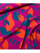 A la Ville magenta grove - viscose crepe knipmode