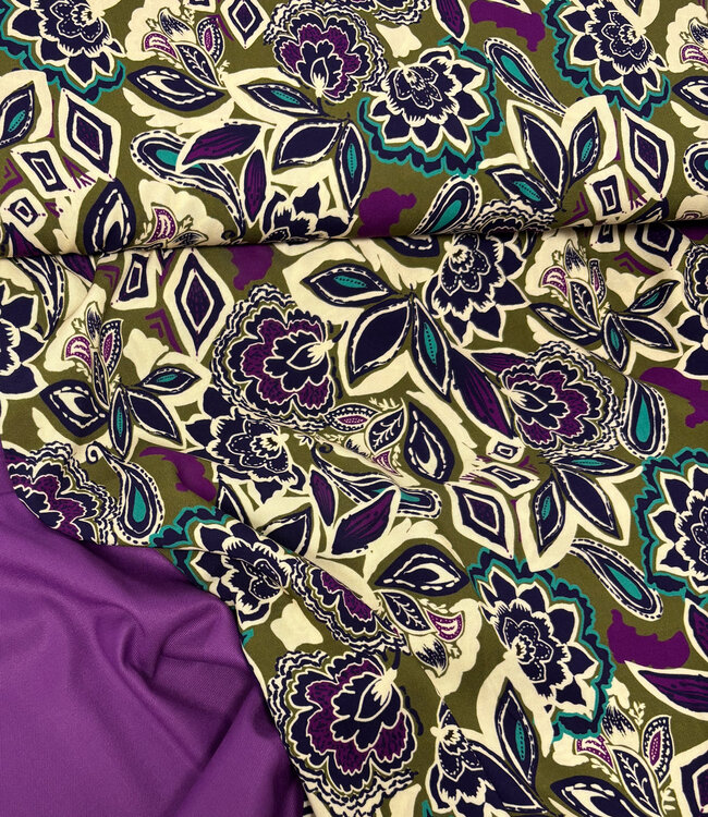 A la Ville autumn Maharani - geweven viscose