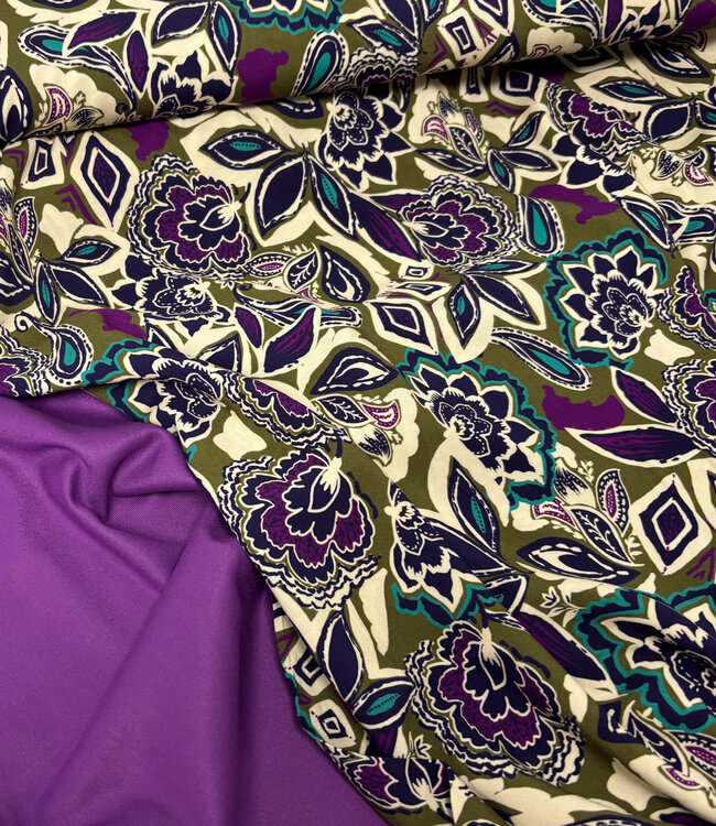 A la Ville autumn Maharani - geweven viscose