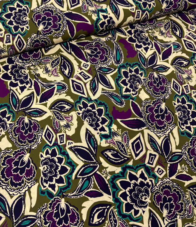 A la Ville autumn Maharani - geweven viscose