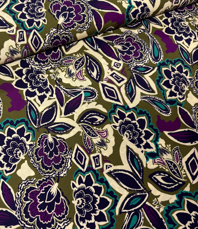 A la Ville autumn Maharani - geweven viscose