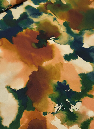 A la Ville autumn drift - prachtige Italiaanse geweven viscose Knipmode