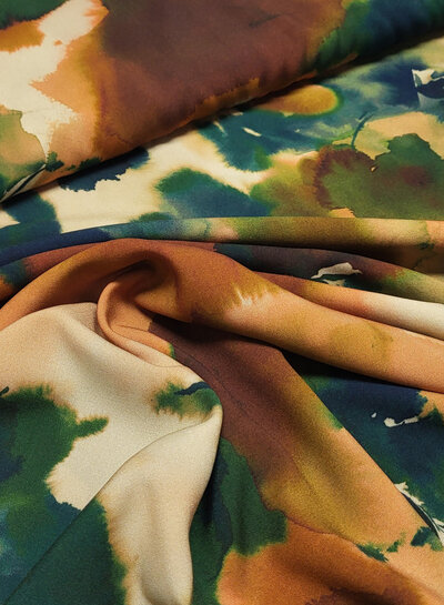 A la Ville autumn drift - prachtige Italiaanse geweven viscose Knipmode