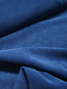 A la Ville petrolblauw - prachtige velours met  twill binding