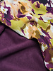 A la Ville mauve wine (aubergine) - prachtige velours met  twill binding